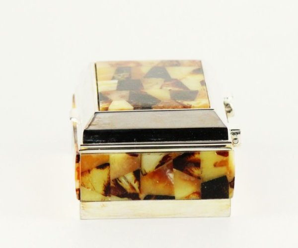 画像3: リトアニア製　琥珀宝石箱 (3)