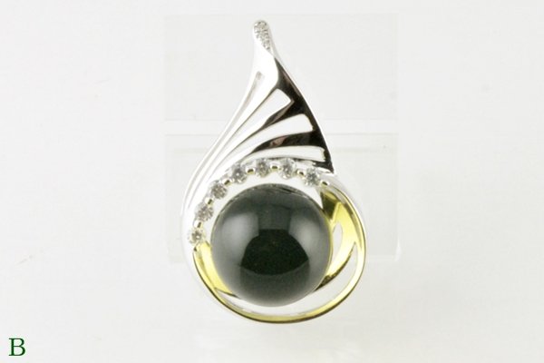 画像6: ブルーアンバーペンダント (6)