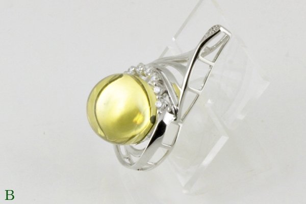 画像7: ブルーアンバーペンダント (7)