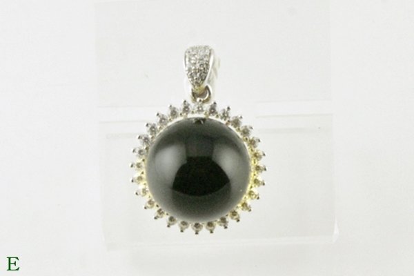 画像12: ブルーアンバーペンダント (12)