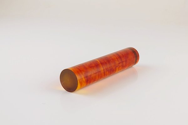画像3: 琥珀印鑑 トランジェント 12mm 【銀行印・認印】 (3)