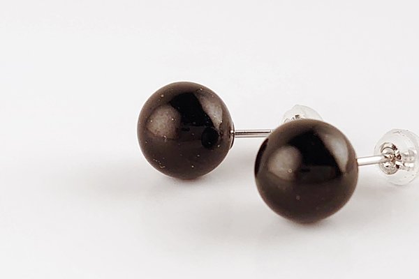 画像3: 【Amjelogue】ピアス・9mm玉 (3)