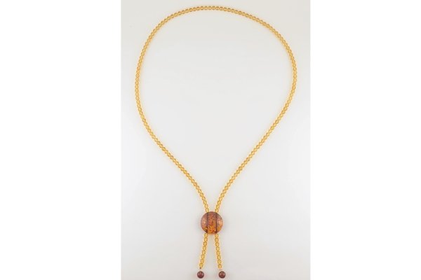 画像2: 琥珀ネックレス (2)