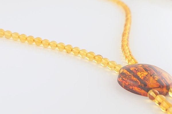 画像4: 琥珀ネックレス (4)