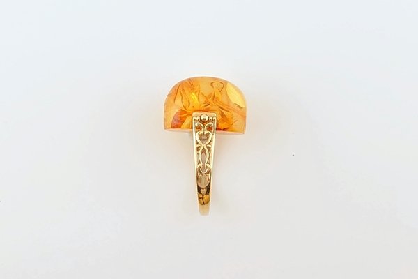 画像6: 琥珀リング (6)