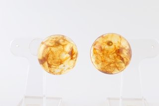 琥珀様　　専用 Lucky365 1粒売り オリーブアンバー 合成琥珀 コハク 丸ビーズ