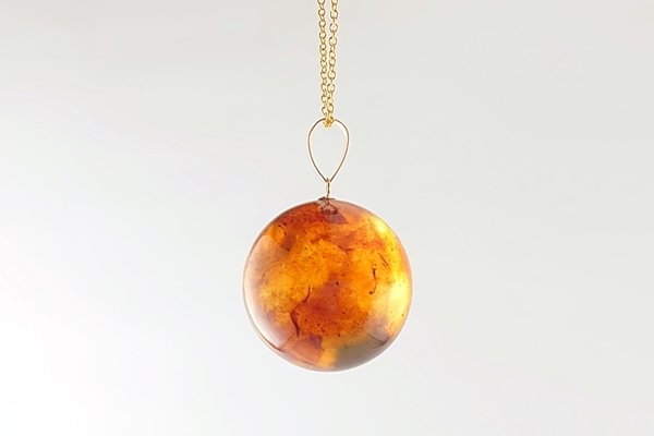 画像3: 琥珀ペンダント (3)