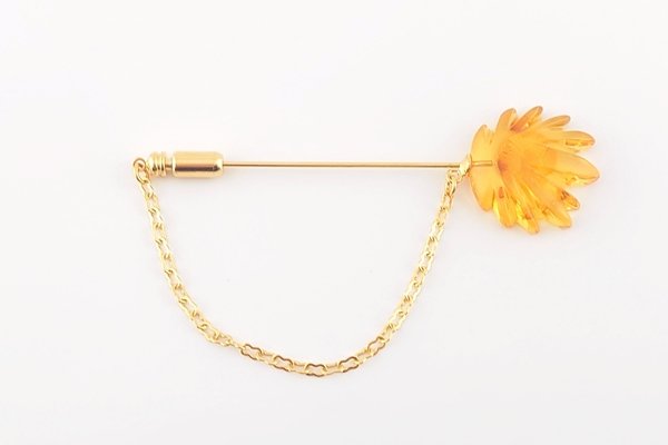 画像2: 琥珀ブローチ (2)