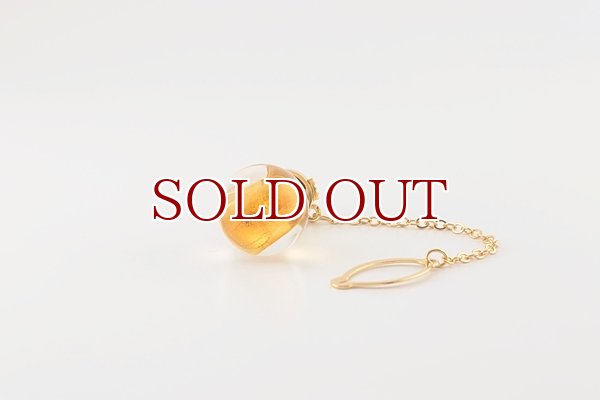 画像1: 虫入り琥珀タイタック (1)