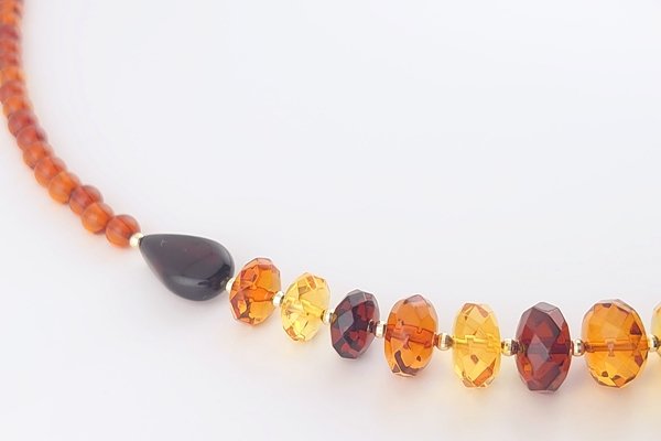 画像3: 琥珀ネックレス (3)