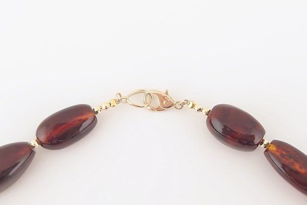 画像4: 久慈産琥珀ネックレス (4)