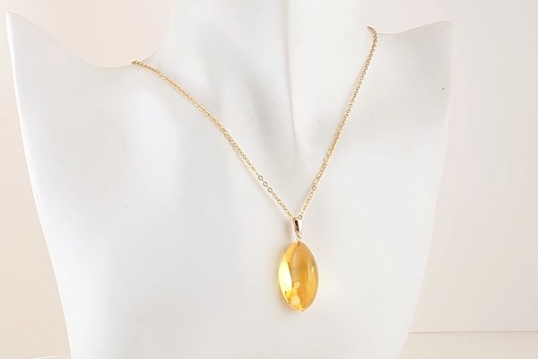 画像9: 琥珀ペンダント (9)