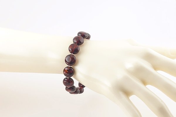 画像4: 久慈産琥珀ブレスレット (4)