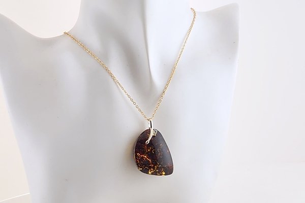 画像6: 琥珀ペンダント (6)