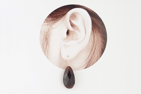 画像5: 琥珀ピアス (5)