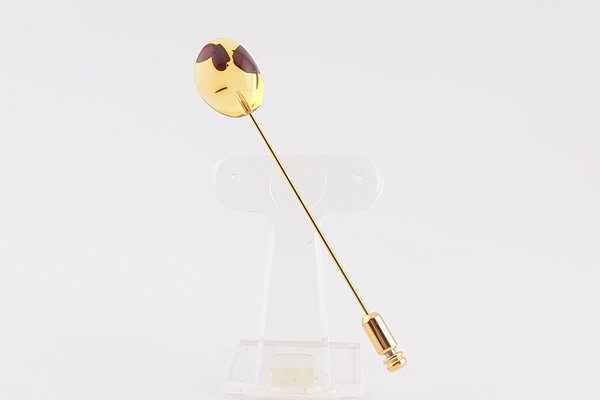 画像2: 琥珀ブローチ (2)