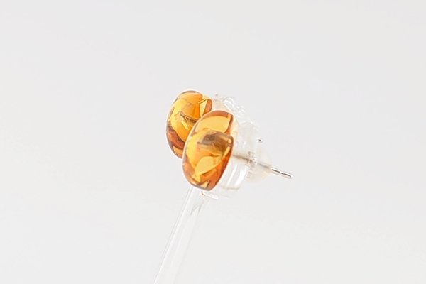 画像3: 琥珀ピアス (3)