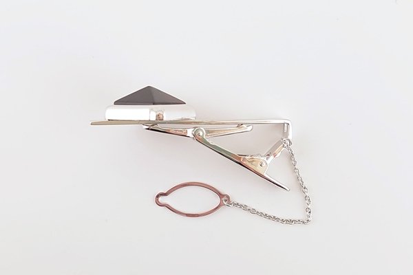 画像3: 久慈産琥珀タイピン (3)