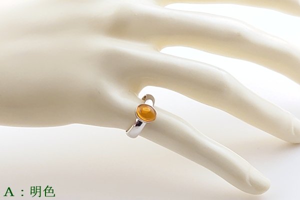 画像8: 琥珀リング (8)