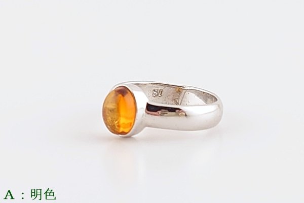 画像4: 琥珀リング (4)