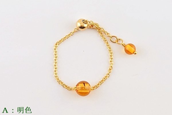 画像3: 琥珀リング (3)