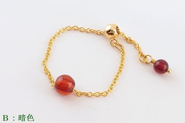 画像9: 琥珀リング (9)