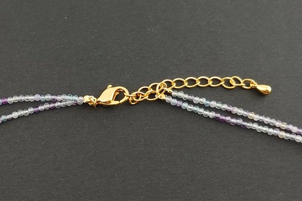 画像3: 天然石ネックレス（フローライト） (3)