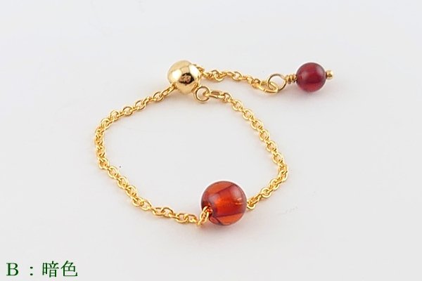 画像8: 琥珀リング (8)