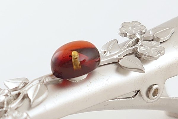 画像2: 琥珀ヘアピン (2)