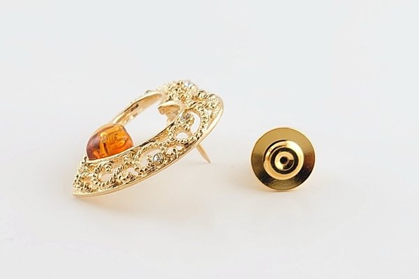 画像5: 琥珀ブローチ (5)