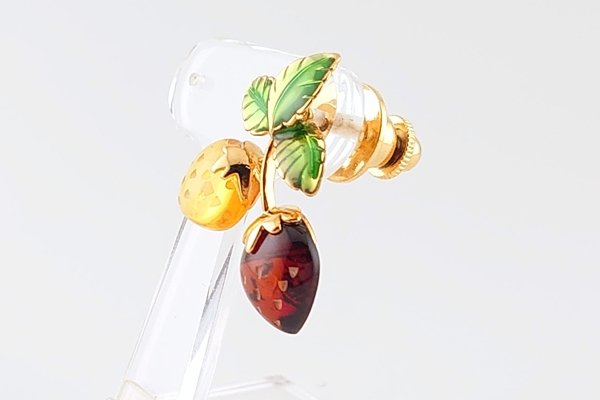 画像2: 琥珀ブローチ (2)