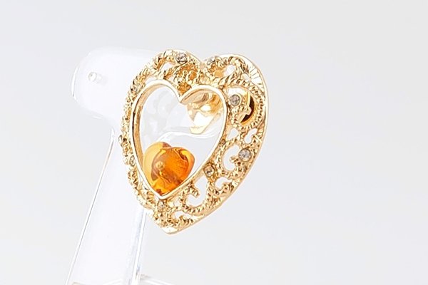 画像2: 琥珀ブローチ (2)