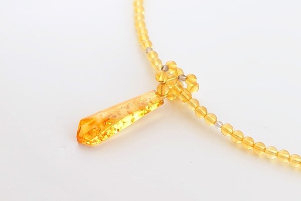 画像4: 琥珀ペンダント（ネックレス付き） (4)