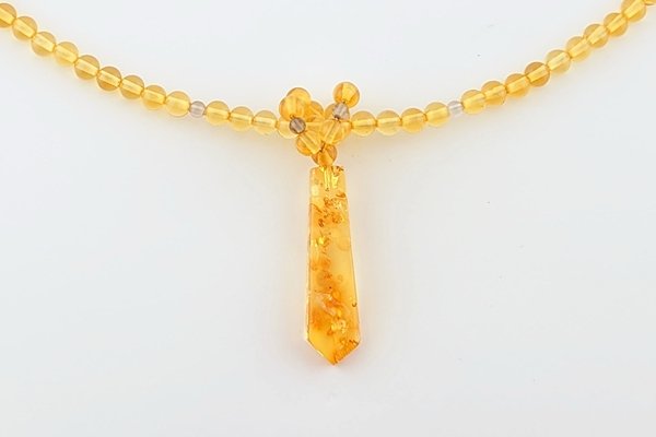 画像3: 琥珀ペンダント（ネックレス付き） (3)