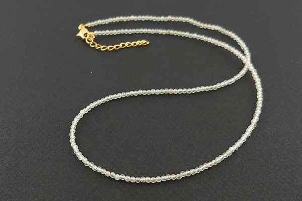 画像2: 天然石ネックレス（プレナイト） (2)