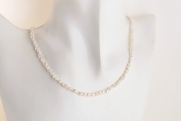 画像10: 天然石ネックレス（淡水パール） (10)