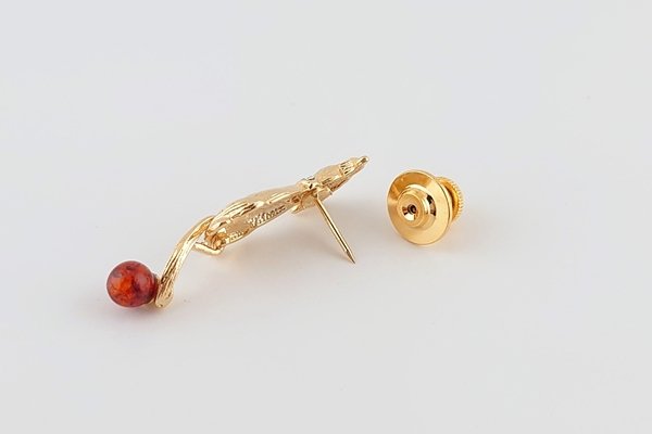 画像6: 琥珀ブローチ (6)