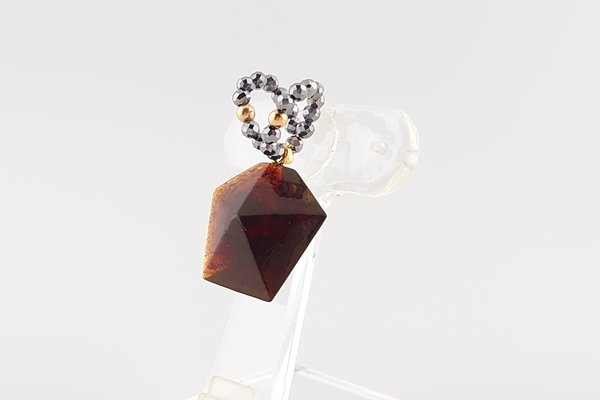 画像2: 久慈産琥珀ペンダント (2)