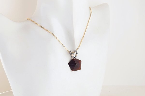 画像5: 久慈産琥珀ペンダント (5)