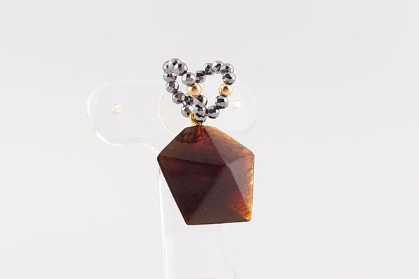 画像4: 久慈産琥珀ペンダント (4)