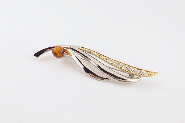 画像2: 琥珀ブローチ (2)