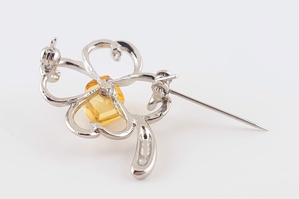 画像7: 虫入琥珀ブローチ (7)