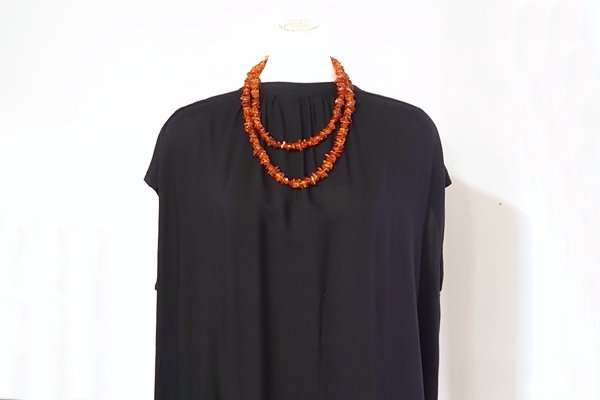 画像4: 琥珀ネックレス (4)