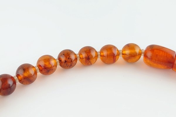 画像3: 久慈産琥珀ネックレス (3)