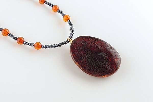 画像4: 琥珀ネックレス (4)