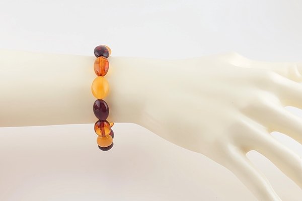 画像4: 琥珀ブレスレット (4)