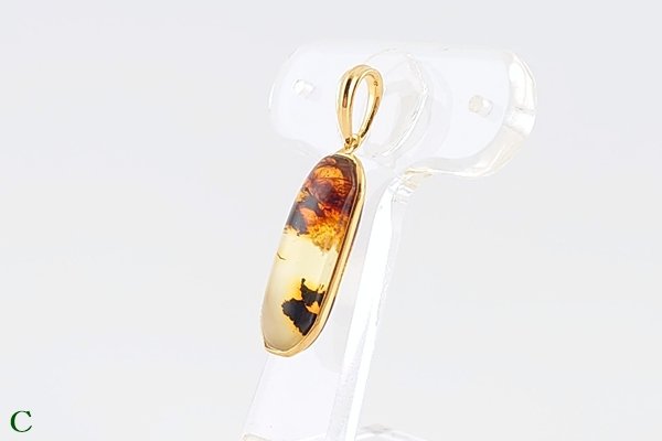 画像12: 琥珀ペンダント (12)