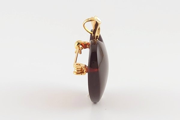 画像4: 琥珀ブローチ（ペンダント兼用） (4)