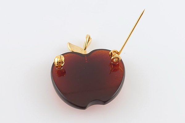 画像6: 琥珀ブローチ（ペンダント兼用） (6)