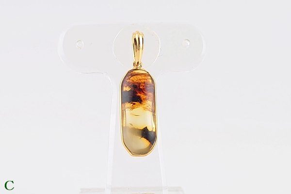 画像11: 琥珀ペンダント (11)